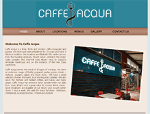 Tablet Screenshot of caffeacqua.com.au